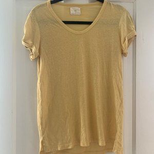 Anthropologie t.la rolled cuff t-shirt
